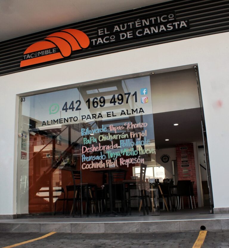 El autentico taco de Canasta, Queretaro.