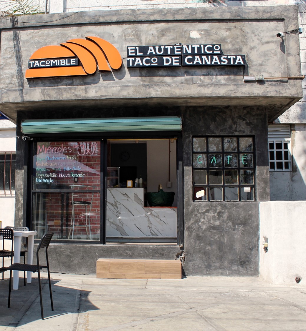 El autentico taco de Canasta, Queretaro.